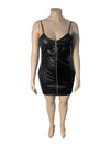 Plus Size Dresses 5xl Woman Clothing Plus Leather Bodycon Dress Pu Clubwear Sling Sexy Short Dress Wholesale Bulk Dropshipping