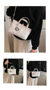 Women's Premium Leather Handbag Designer Crossbody Shoulder Purse Luxury Brand Tote Bag Ladies