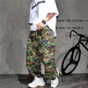 Mens American Tactical Cargo Pants Premium Camo Baggy Loose Fit Vintage Streetwear Korean Style Trendy Workwear Khaki Pants Male