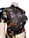 Blouses for Women Fashion 2025 Summer Lady Elegant Chiffon Blouse Plus Size Dress Tops 4xl 5xl Wholesale Bulk Dropshipping