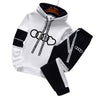 Mens Tracksuit 2 Piece Autumn Print Hooded Sweatshirt Suit High Quality Long Sleeve Set Jogging Simplicity Casual Warm Clothing