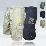 Plus Size Cargo Shorts Men Camo Solid Multi Pocket Summer Outdoor Casual Loose Fit Utility Style Short Pants Hot Item Sale