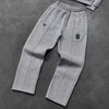 Y2k High Street Apparel Loose Trendy Oversized Casual Pants Men's Retro Fashion Harajuku Embroidered Pattern Wide Leg Pants