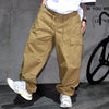 Mens American Tactical Cargo Pants Premium Camo Baggy Loose Fit Vintage Streetwear Korean Style Trendy Workwear Khaki Pants Male