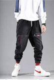 Plus Size 5XL Men's Baggy Harem Jeans Hip Hop Male Trousers Black Blue Cargo Jeans Man Fashion Streetwear Denim Jogger Pants
