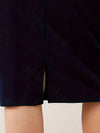 2025 Summer Plus Size Solid Slim Skirt, Casual High Waist Slit Skirt, Women's Plus SizeClothing