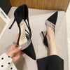 Women Evening Party High Heels New  Pumps Elegant Ladies Pointed To Black  Strappy Stripper Shoes for Women