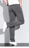 Plus Size 28-42 Men's Classic Business Jeans Straight Thin Stretch Cotton Luxury Denim Trousers Korean Spring Summer Male Pants