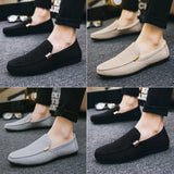 Spring Summer Men Loafers mens Shoes Casual Light Canvas Youth Flat Shoes Breathable Fashion Footwear New On Sale