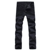 Men Plus Size Jeans 38 40 Slim Skinny Stretch Straight Classic Version of Simple Black Denim Pants Male Brand Clothing