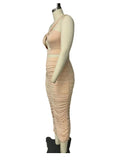 Two Piece Set for Women Summer Sets Outfits Sexy Crop Top and Midi Dress Elegant Dress Sets Plus Size Wholesale Dropshipping