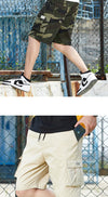 Plus Size Shorts 8XL Summer Cargo Shorts For Men 2024 Fashion Clothing Drawstring Casual Shorts With Multi Pockets