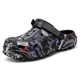 Plus Size 47 Summer Men Sandals Clogs Outdoor Garden Clogs Hole Shoes Male Casual Shoes Water Shoes Comfort Home Soft Slippers