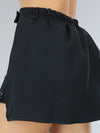 Plus Size Women's High Waist Pleated Button Skirt Asymmetric Skirt Shorts Bandage Spicy Style Best Choice in Summer