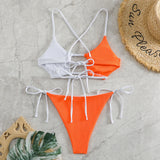 2025 String Bikini Women Brazilian Swimsuit Sexy Push Up Swimwear Female Bathers Bathing Swimming Suit Summer Beachwear