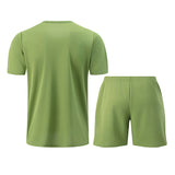 1/2/4 Piece Men's Quick Drying Sports Suit Casual Breathable Short Sleeved T-shirt Pocket Versatile Shorts For Teenagers To Wear