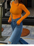 Woman Clothing Short Sleeve T-shirt Slim Fit Tops Female O-Neck Knitted Sheath Tee Shirt Street Wear Sex Sporty 2025 Y2K New