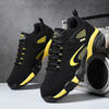 Plus Size Men's Trendy Colour Block Sneakers, Comfy Non Slip Lace Up Casual Durable Shoes For Men's Outdoor Activities