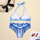 Women's Swimwear 2022 Push Up Bikini Two Pieces Swimsuits Halter Bandage Bathing Suits Sexy Thong Bikini Sets Summer Beach Wear