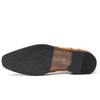 New men's plus size retro business formal fashion leather shoes, British casual block fashion shoes