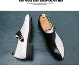 Leather Shoes Mens Designer Dress Formal Leather Shoes Fashion Wedding Casual Slides Men Loafers Driving Half Shoes