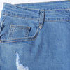 Punk Plus Size Pants Men Skinny Ripped Hole Patchwork Jeans Slim Pencil Denim Hip Pop Trousers Autumn Winter Streetwear Men's