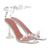 Star style Summer Transparent Women Sandals Fashion Crystal Clear heeled Female Party Prom Shoes High heels Gladiator Sandals