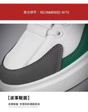 2025 new men's shoes with low top leather, fashionable and trendy running and sports, one foot casual shoes, and trendy shoes