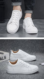 Men's Red Soled Casual Shoes Four Seasons Minimalist Board Shoe Mens Spring and Autumn Genuine Leather Sports Shoes Sneakers