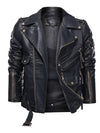 PLUS Size Leather Coats Male Luxury Brand Winter Mens Fashion Motorcycle PU Leather Jacket Cool Zipper Pockets Leather Jacket