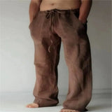 Mens Linen Pants Linen Pants for Men Loose Straight Pants Cotton Linen Cotton Linen Men Pants Linen Oose Linen Pants