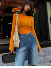 Woman Clothing Short Sleeve T-shirt Slim Fit Tops Female O-Neck Knitted Sheath Tee Shirt Street Wear Sex Sporty 2025 Y2K New