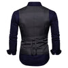 2025 Men's Formal Dress Vest Top Double Breasted Casual Tank Tops Solid Slim V-Neck Club Party Suits Vest Formal Waistcoat Men