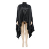 SOMO Plus Size Women Clothes Pleated Long Cape Shirt Bat Full Sleeve Irregularity Blouse Top One Size Loose Dropshipping 2023