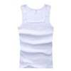 HOT Summer Plus Size Male Clothes Tank Tops 100% Pure Cotton Sleeveless Fitness T-shirt Elastic Bodybuilding Vest For Men Women