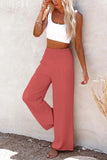 Plus Size 3XL 2019 Summer New Hot Cotton Linen Women Wide Legs Pants Solid Casual High Waist Button Trousers Female Loose Pants