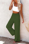 Plus Size 3XL 2019 Summer New Hot Cotton Linen Women Wide Legs Pants Solid Casual High Waist Button Trousers Female Loose Pants