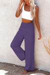 Plus Size 3XL 2019 Summer New Hot Cotton Linen Women Wide Legs Pants Solid Casual High Waist Button Trousers Female Loose Pants