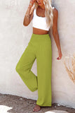 Plus Size 3XL 2019 Summer New Hot Cotton Linen Women Wide Legs Pants Solid Casual High Waist Button Trousers Female Loose Pants