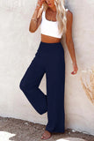 Plus Size 3XL 2019 Summer New Hot Cotton Linen Women Wide Legs Pants Solid Casual High Waist Button Trousers Female Loose Pants