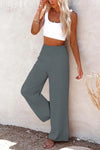 Plus Size 3XL 2019 Summer New Hot Cotton Linen Women Wide Legs Pants Solid Casual High Waist Button Trousers Female Loose Pants